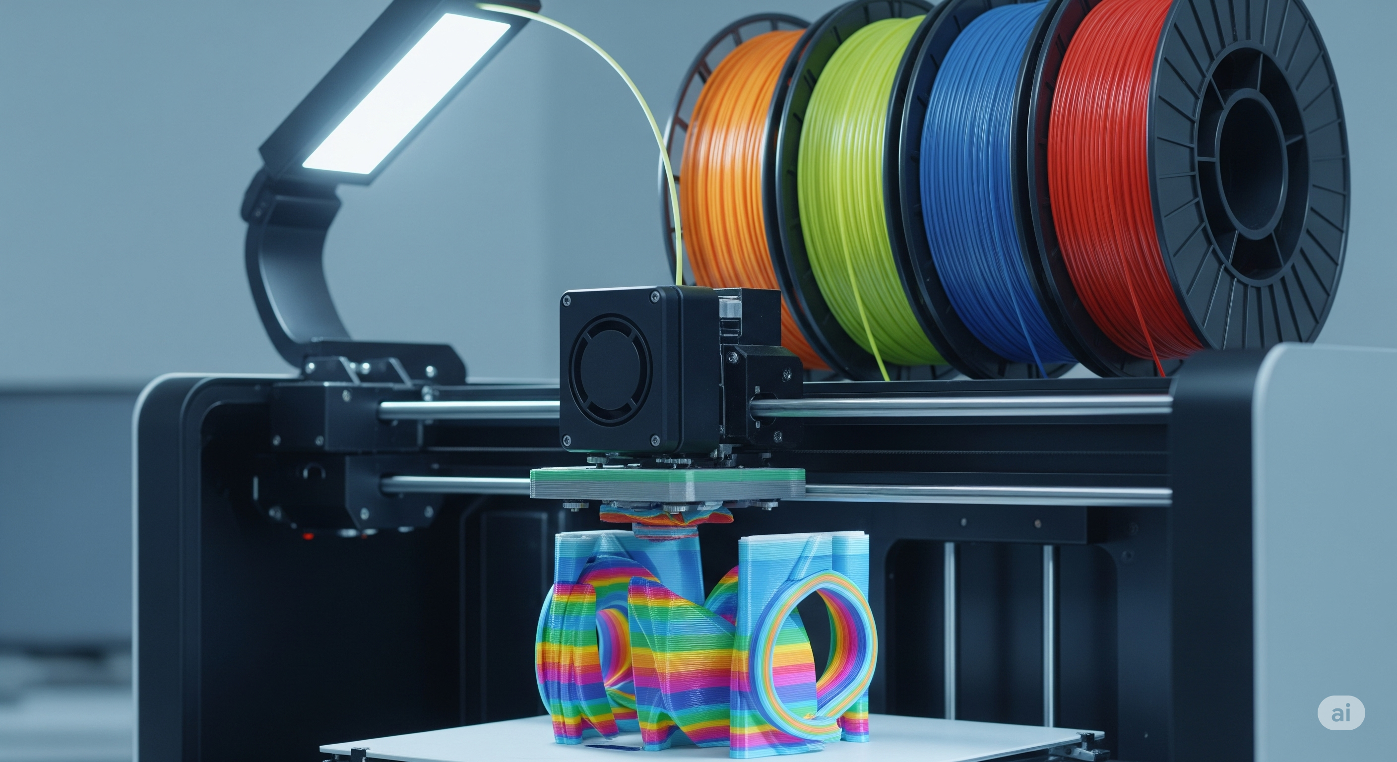 Çok Renkli 3D Baskıya Giriş: Tek Yazıcıda Renk Cümbüşü Yaratın